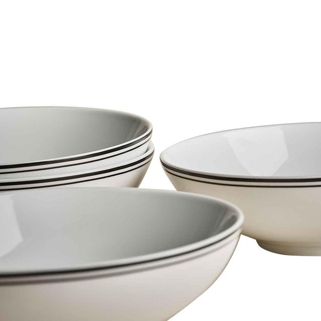 M&S Maxim Rim cereal bowl in Black Mix, imported from the UK