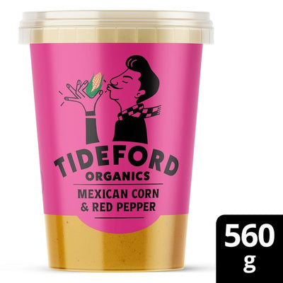 Soupe Mexicaine Maïs & Poivron Rouge Bio Tideford Organics M&S 560g - Acheter en ligne sur McGrocer