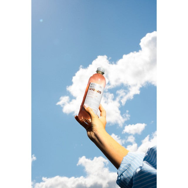 Vitamin Well rhubarb and strawberry flavoured vitamin water 500ml (British brand)