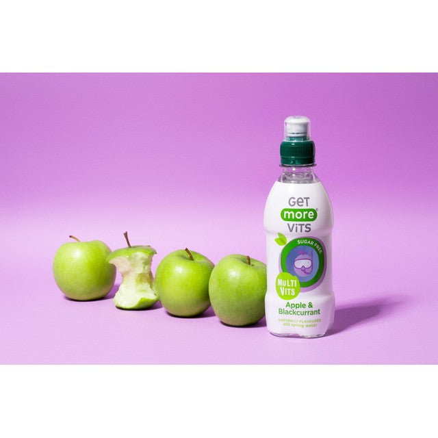 Get More Vits Multivitamin Apple Blackcurrant Drink 4x330ml, UK version