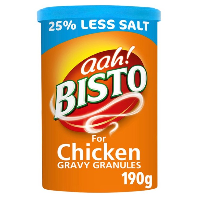 Bisto Chicken Reduced Salt Gravy Granules 190g - British product