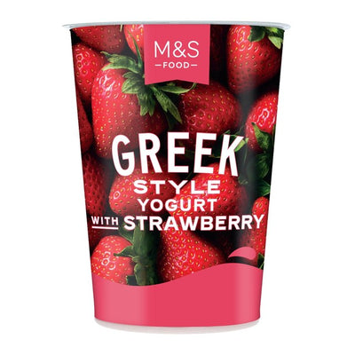M&S M&S Griechischer Joghurt mit Erdbeere 450g - Online bei McGrocer kaufen