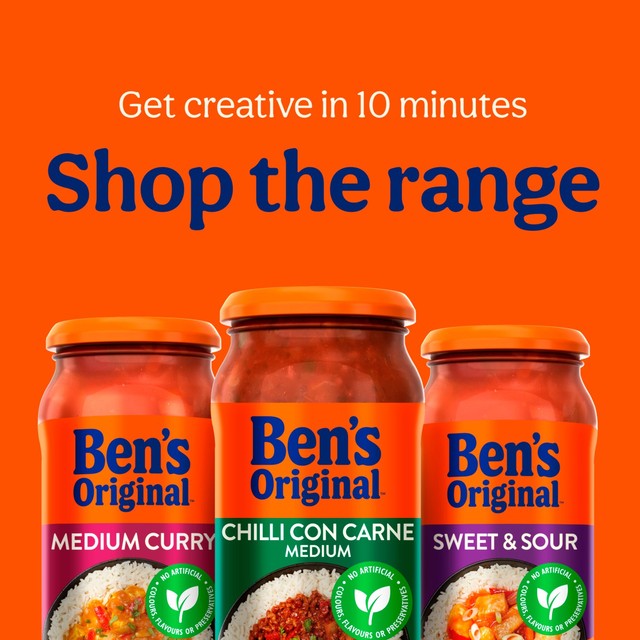 Ben's Original Curry Sauce Medium 440g - British product