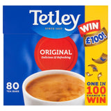 Tetley Black Tea Bags 80 Bags (British brand)