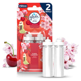 Glade air freshener refill Floral Cherries 2 x 18ml, UK version