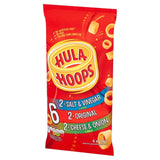 Hula Hoops crisps variety multipack 6 pack, UK version