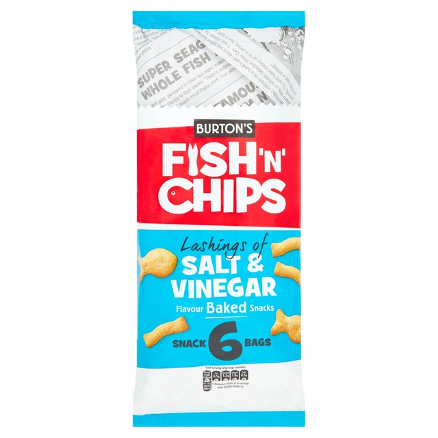 Burton's Salt & Vinegar snack biscuits 150g - British product