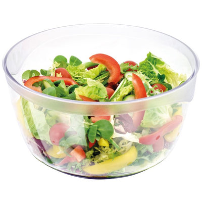 Judge Salatschleuder mit Siebeinsatz und klarer Schüssel