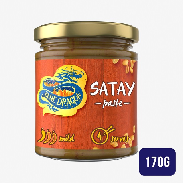 Blue Dragon Satay Paste with peanuts and curry powder 170g - British product