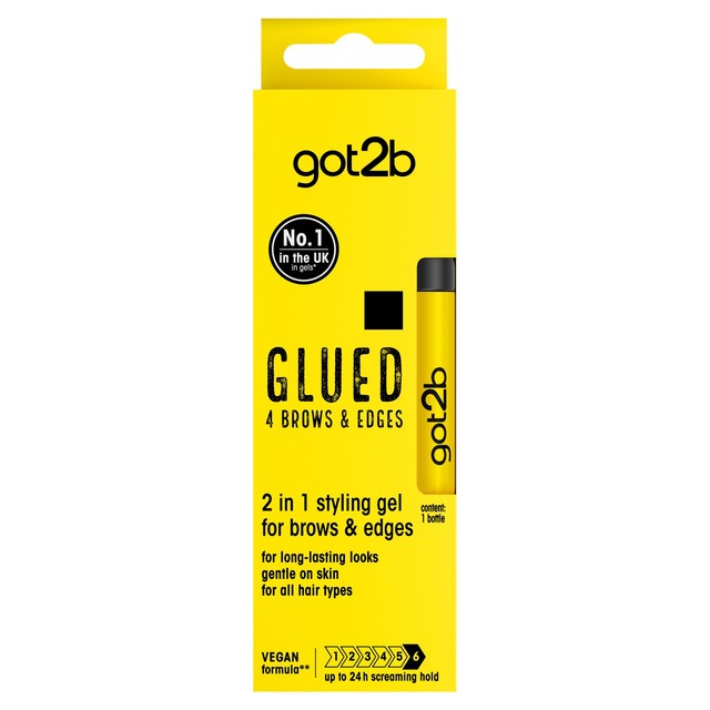 Schwarzkopf got2b Glued hair gel for brows and edges 16ml (British brand)