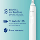 Philips Sonicare Series 2100 electric toothbrush in white, imported from the UK