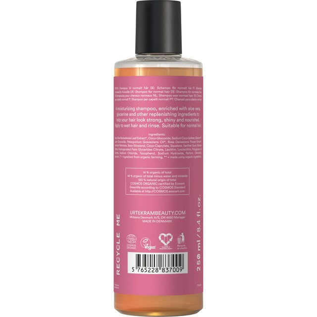 Urtekram rose shampoo for normal hair 250ml (British brand)