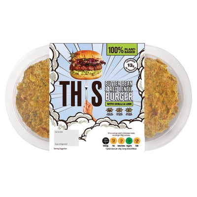 M&S THIS Butter Bean & Red Lentil Plant-Based Burger- Buy online at McGrocer