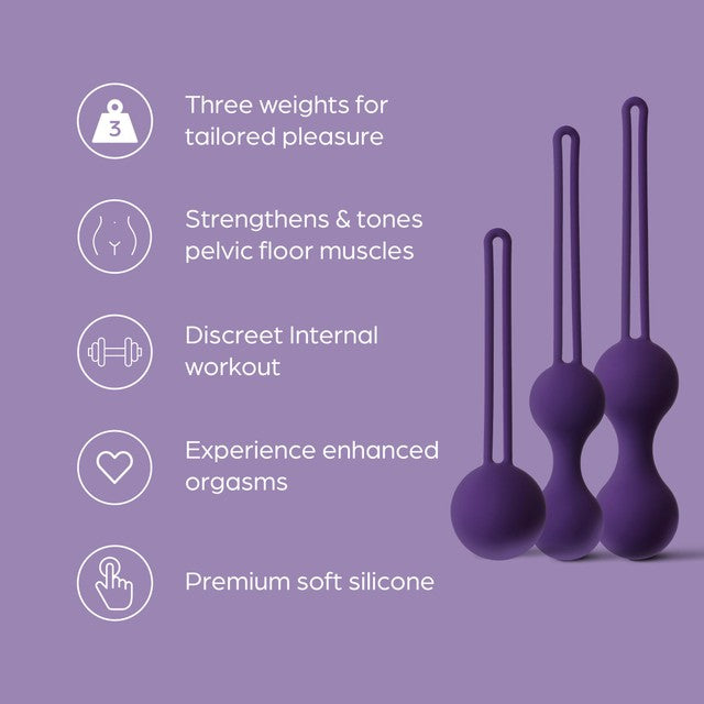 So Divine Sensual Kegel Ball Training Set (British brand)