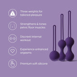 So Divine Sensual Kegel Ball Training Set (British brand)
