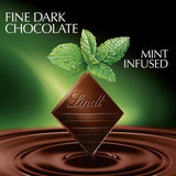 Lindt dark mint chocolate bar 100g, UK version