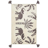 M&S elephant bath mat in charcoal, cotton blend with non-slip back (British brand)