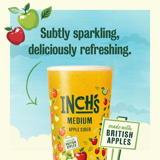 Inch's apple cider 10 x 440ml cans, UK version