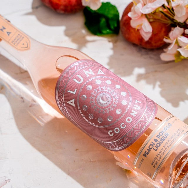Aluna peach and pomelo rum liqueur 50cl - British product