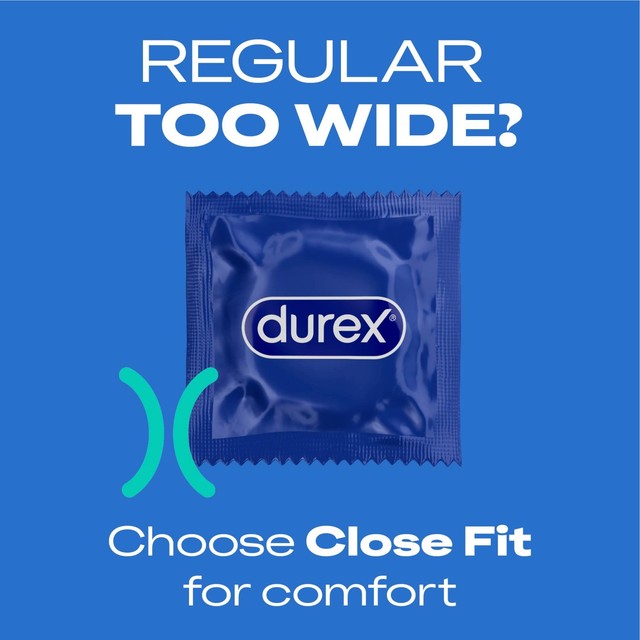 Durex close fit condoms 12 pack - British product