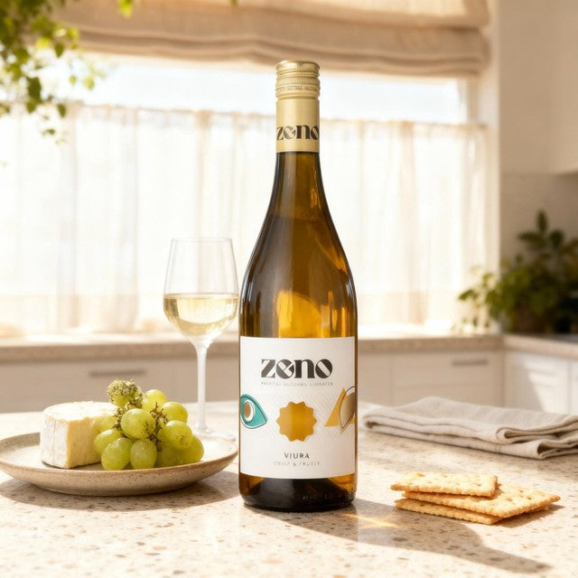 ZENO alcohol-free Viura white wine - British product