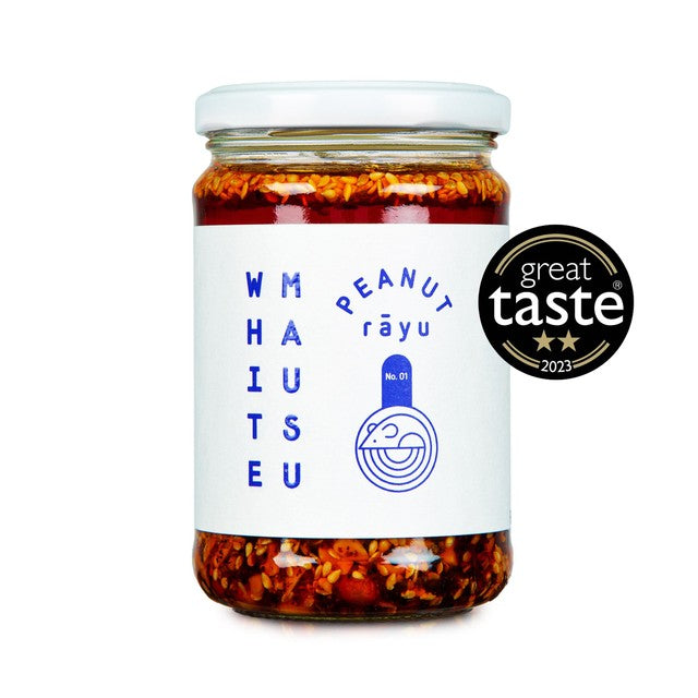 White Mausu Peanut Rayu Chilli Oil 240g (British brand)