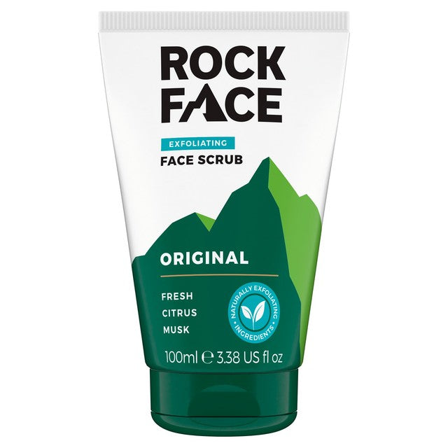 Rock Face Exfoliating Face Scrub Citrus Fresh 100ml, imported from the UK