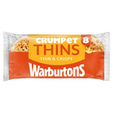 Warburtons crumpet thins 8 pack - British product