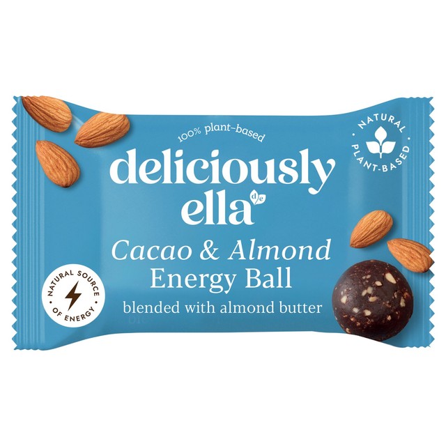 Deliciously Ella cacao and almond energy ball 40g - British product