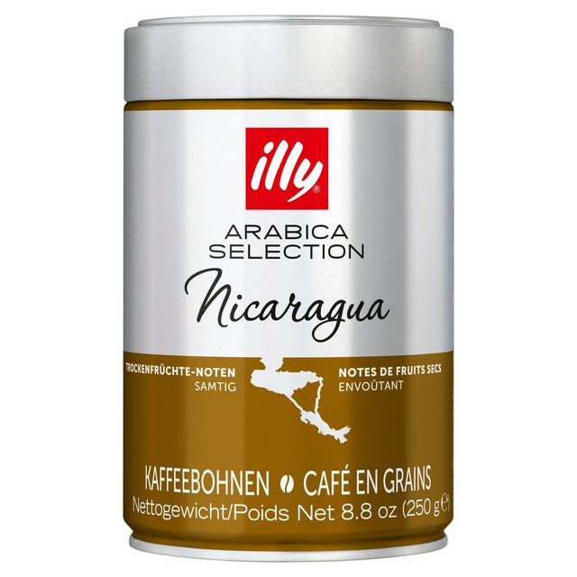 Illy Arabica Selection Nicaragua coffee beans 250g, UK version