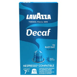 Lavazza decaf aluminium Nespresso compatible coffee capsules 10 capsules, UK version