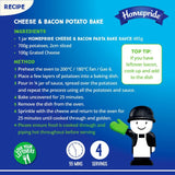 Homepride cheese and bacon pasta bake sauce 485g, UK version