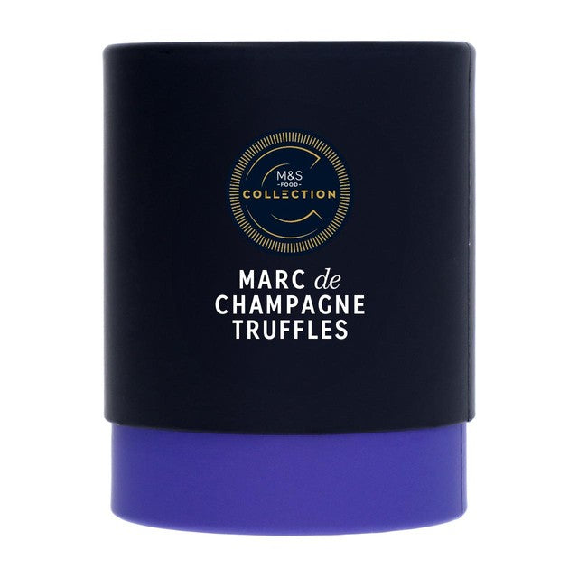 M&S Marc de Champagne chocolate truffles 125g, imported from the UK