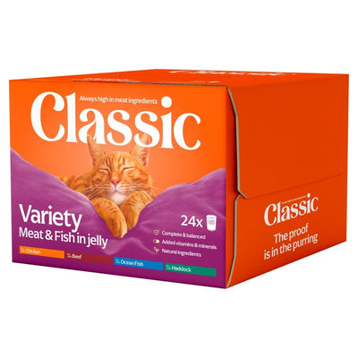 M&S Butcher's Classic Kattemat Variasjonspakke Våtfôr for katt 24 x 400g - Kjøp online hos McGrocer