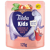 Tilda Kids cheese and tomato rice pouch 125g (British brand)