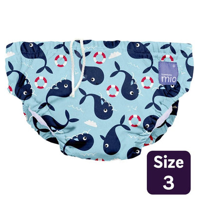 M&S Bambino Mio Reusable Swim Nappy Large Whale 1-2 Years- Buy online at McGrocer