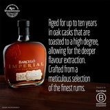 Barcelo Imperial dark rum bottle 70cl - British product