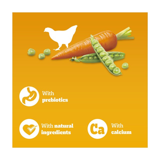 Pedigree puppy food poultry vegetables 3kg, imported from the UK