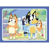 Ravensburger Bluey 4-in-a-Box jigsaw puzzles, imported from the UK