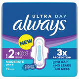 Always Ultra Long sanitary towels Size 2, 11 pack - British product
