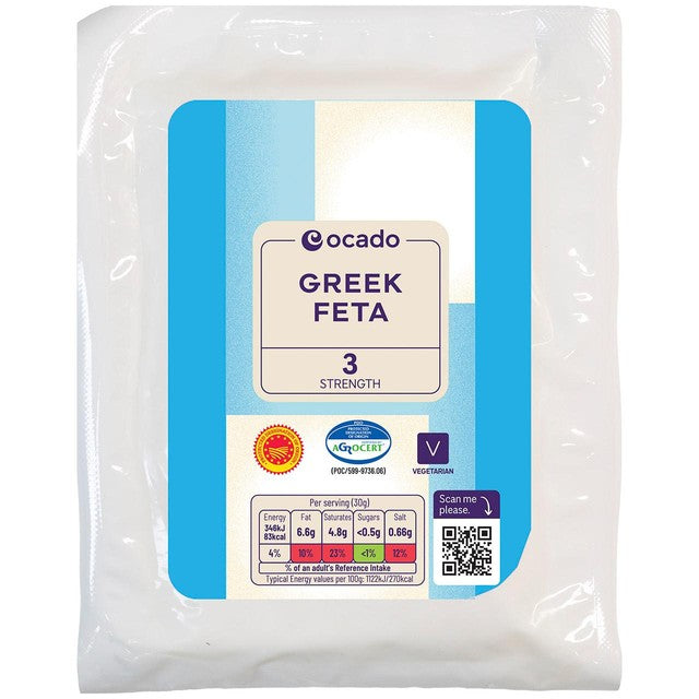 Ocado Greek Feta cheese 200g, imported from the UK