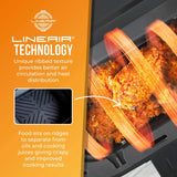 Tower foldable silicone square trays for air fryers, UK version