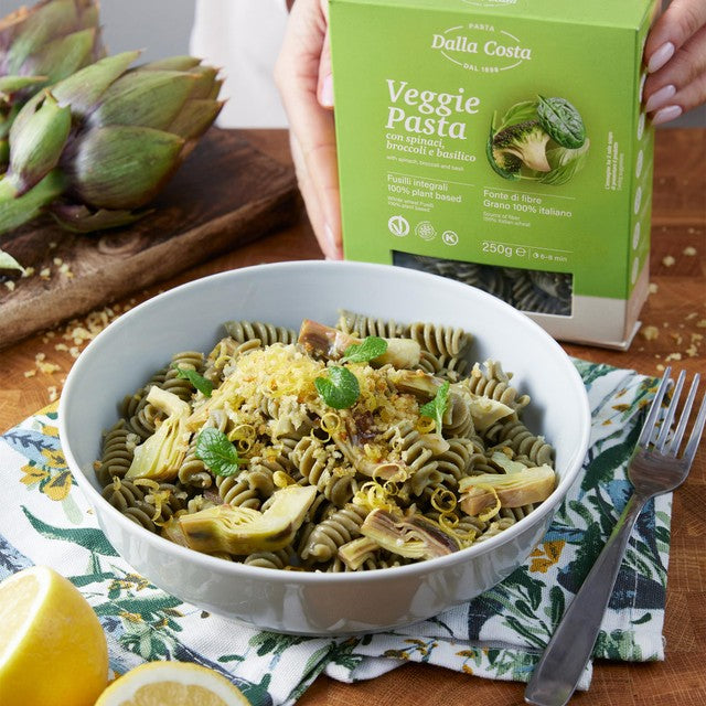 Dalla Costa veggie pasta with spinach, broccoli, basil 250g - British product