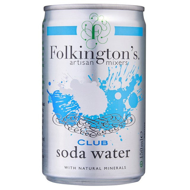 Folkington's Club Soda 8 x 150ml - British product