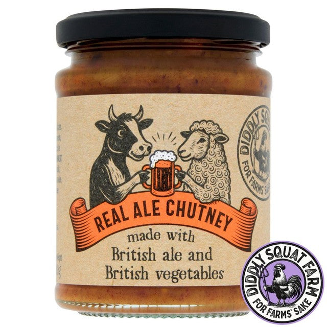 Diddly Squat Farm Real Ale Chutney, imported from the UK