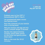Epic gingerbread cookie baking bottle mix - British product