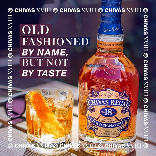 Chivas Regal 18 Year Old blended Scotch whisky 70cl - British product