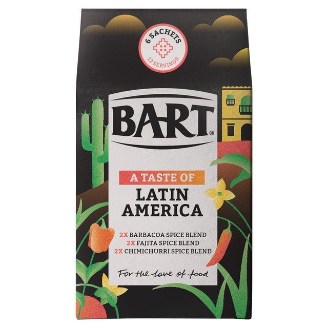 Bart Latin America spice blend multipack 6 sachets (British brand)