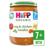 HiPP Organic veg and chicken noodles baby food 190g, UK version