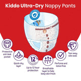 Ocado Kiddo Ultra-Dry nappy pants Size 7 (17+kg), imported from the UK